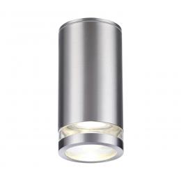 Odeon light 6604/1C HIGHTECH ODL23 635 нержавеющая сталь/металл/пвх стойкий к УФ излучению Потолочный св-к IP65 LED GU10 7W MOTTO  - 3 купить